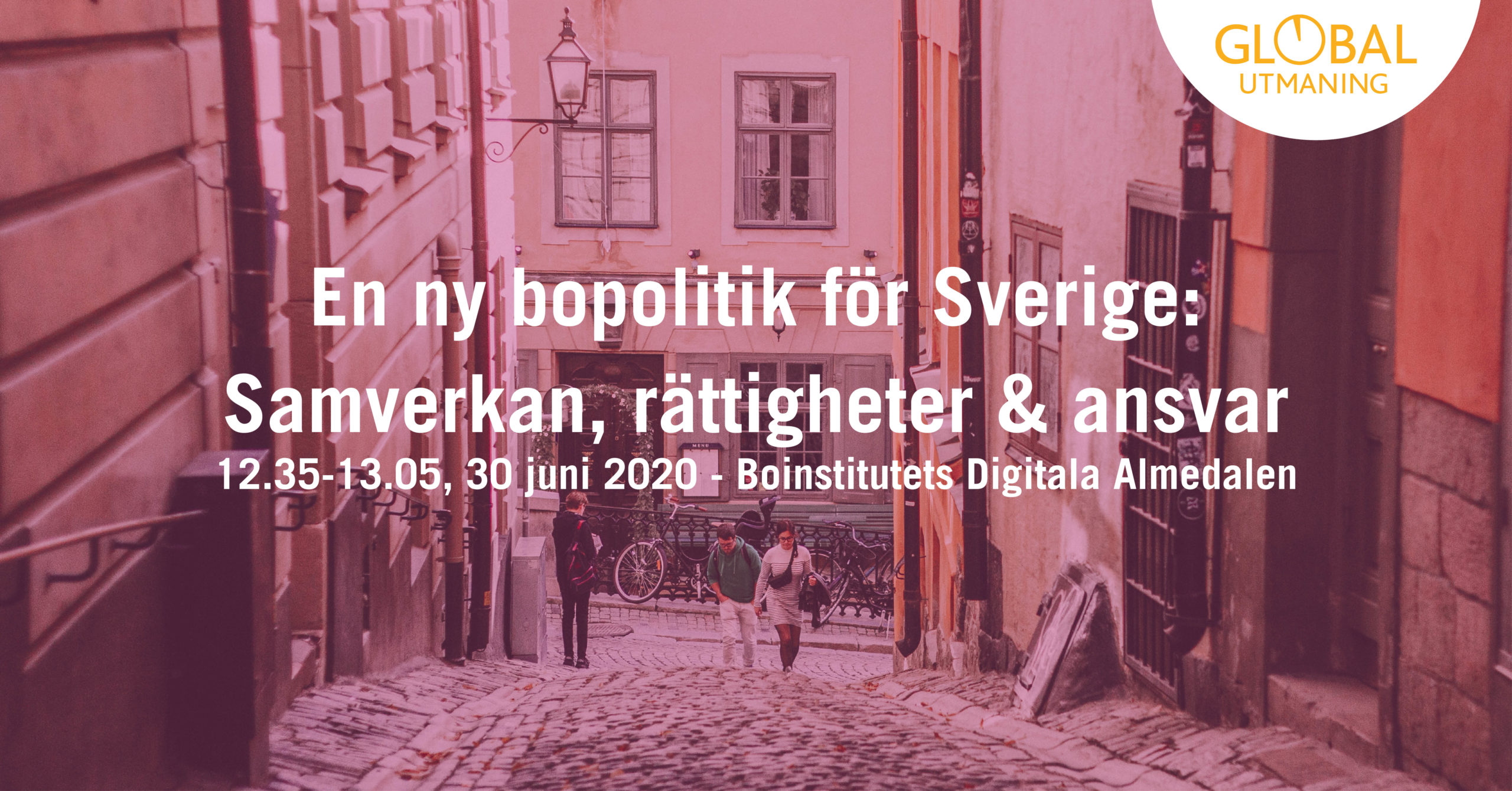 Digitala Almedalen: En ny bopolitik för Sverige