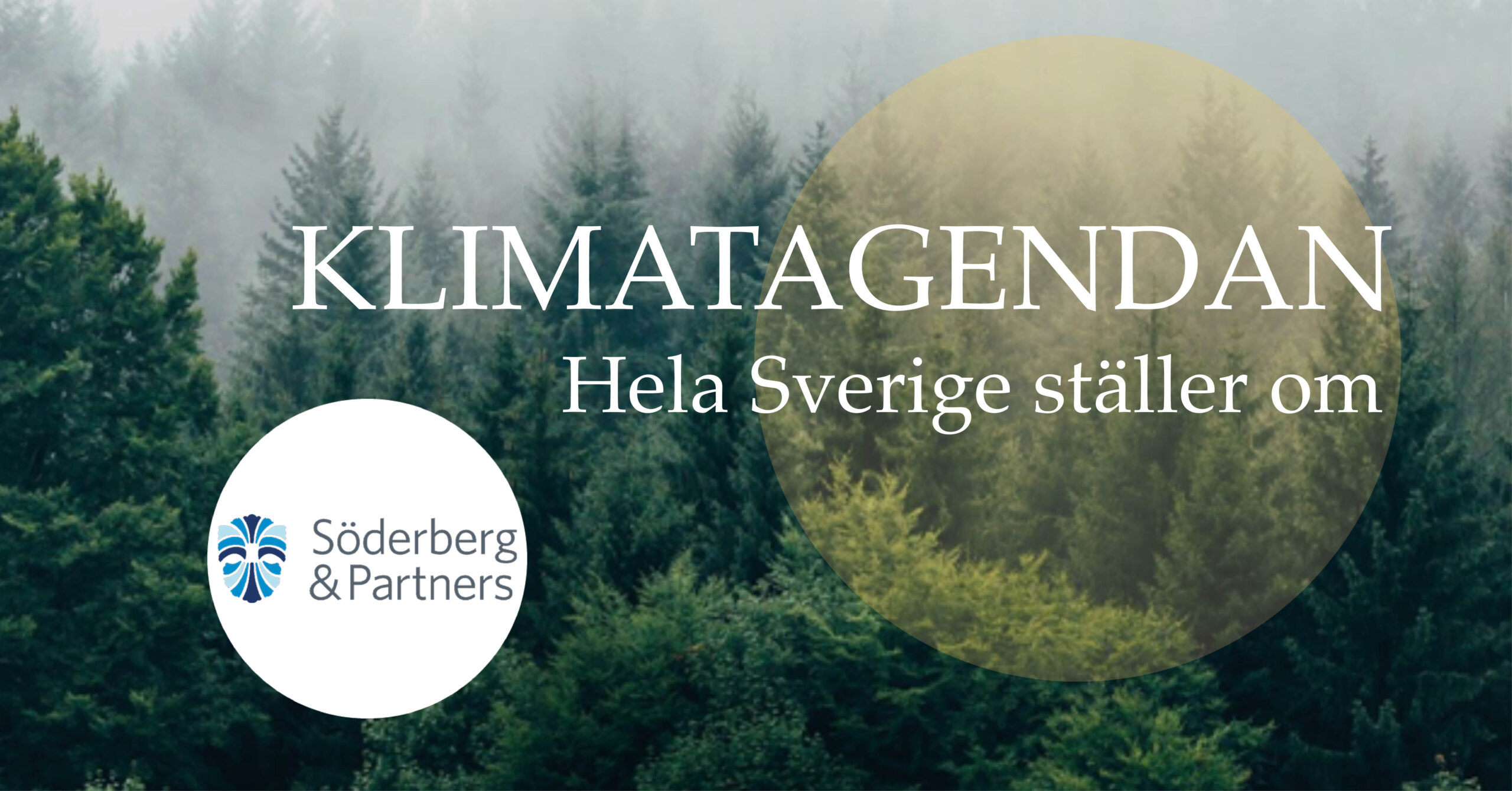 Söderberg & Partners går in med en miljon i Klimatagendan